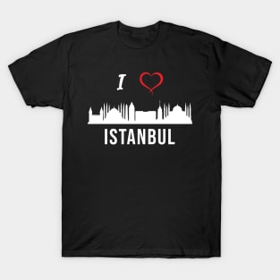 I love Istanbul Skyline Turkish Kurdish Zazaki Culture T-Shirt